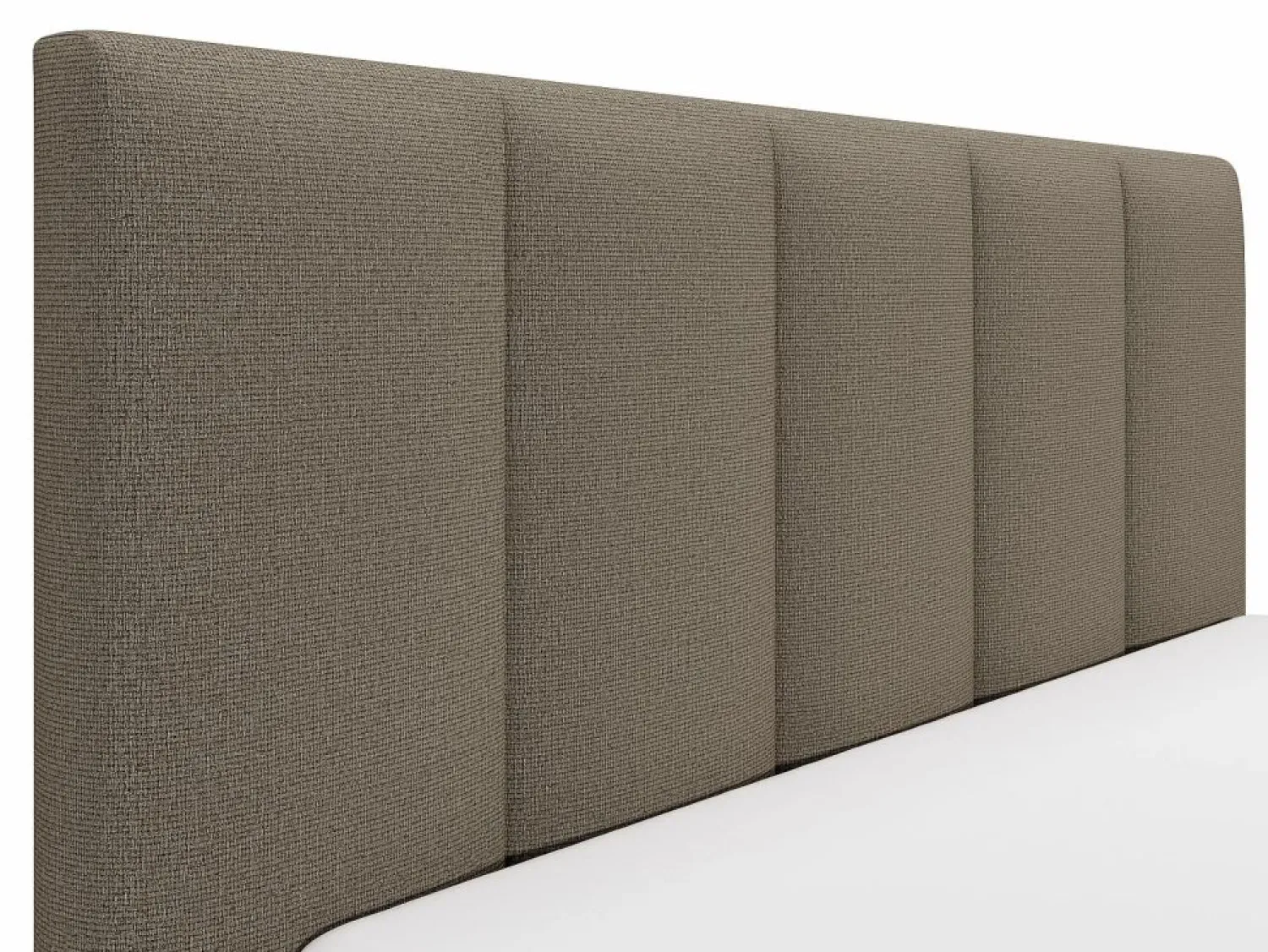 Hot Vente-unique Cama arcón king size 200 x 200 cm de tela color - KILACLO Topo