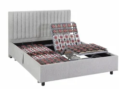 Outlet Cama articulada eléctrica somier colchón memoria de forma 2 x 70 x 190 cm SASORA Cama Articulada