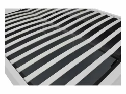 Discount Concept-Usine Cama blanca con caja de almacenaje y LED 160X200 NEW YORK Blanco