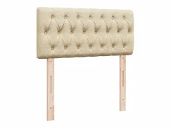 Clicnbuy Cama box spring con colchón tela color 90x190 cm