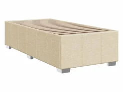 Clicnbuy Cama box spring con colchón tela color 90x190 cm
