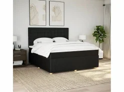 Sale Cama box spring con colchón tela 180x200 cm Base De Cama De Láminas|Somier - 180X200Cm