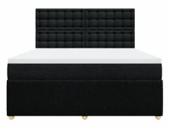 Sale Cama box spring con colchón tela 180x200 cm Base De Cama De Láminas|Somier - 180X200Cm