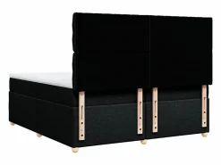 Clicnbuy Cama box spring con colchón tela 200x200 cm