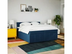 Discount Cama box spring con colchón tela 200x200 cm Base De Cama De Láminas