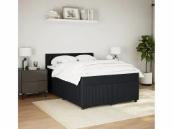 Clearance Cama box spring con colchón terciopelo 140x190 cm Base De Cama De Láminas|Somier - 140X190Cm