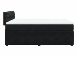 Clearance Cama box spring con colchón terciopelo 140x190 cm Base De Cama De Láminas|Somier - 140X190Cm