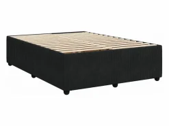 Clearance Cama box spring con colchón terciopelo 140x190 cm Base De Cama De Láminas|Somier - 140X190Cm