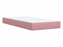 Cama box spring con colchón terciopelo 80x200 cm Base De Cama De Láminas