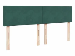 Hot Cama box spring con colchón terciopelo oscuro 180x200 cm Somier - 180X200Cm
