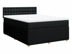 Clearance Cama box spring con colchón tela 160x200 cm Somier - 160X200Cm