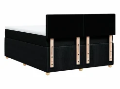 Clearance Cama box spring con colchón tela 160x200 cm Somier - 160X200Cm