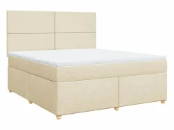Sale Cama box spring con colchón tela color 180x200 cm Base De Cama De Láminas