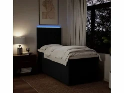 Sale Cama box spring con colchón tela 90x190 cm Somier - 90X190Cm