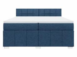 Discount Cama box spring con colchón tela 200x200 cm Base De Cama De Láminas