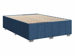 Clicnbuy Cama box spring con colchón tela 140x200 cm