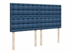 Clicnbuy Cama box spring con colchón tela 180x200 cm