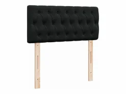 Hot Cama box spring con colchón cuero sintético 90x190 cm Somier - 90X190Cm
