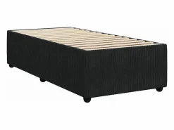 Hot Cama box spring con colchón cuero sintético 90x190 cm Somier - 90X190Cm