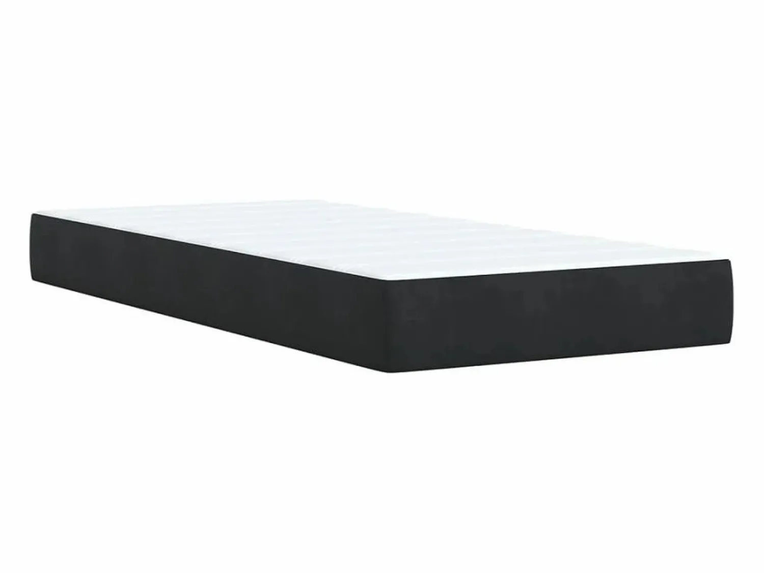 Hot Cama box spring con colchón cuero sintético 90x190 cm Somier - 90X190Cm
