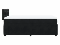 Hot Cama box spring con colchón cuero sintético 90x190 cm Somier - 90X190Cm