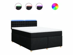 Online Cama box spring con colchón tela 160x200 cm Somier - 160X200Cm