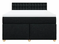Online Cama box spring con colchón tela 160x200 cm Somier - 160X200Cm