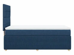 Clicnbuy Cama box spring con colchón tela 90x190 cm