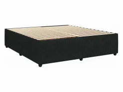 Clicnbuy Cama box spring con colchón terciopelo 180x200 cm