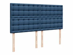 Clicnbuy Cama box spring con colchón tela 180x200 cm