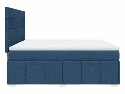 Clicnbuy Cama box spring con colchón tela 180x200 cm