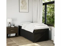 Cama box spring con colchón tela 90x190 cm Somier - 90X190Cm