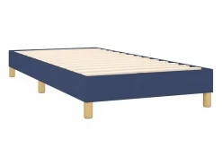Sale Clicnbuy Cama box spring con colchón tela 90x190 cm Azul
