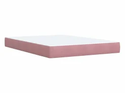 Clicnbuy Cama box spring con colchón terciopelo 160x200 cm