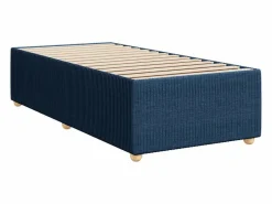 Clicnbuy Cama box spring con colchón tela 90x190 cm