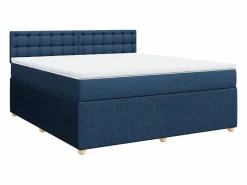 Cama box spring con colchón tela 180x200 cm Somier - 180X200Cm