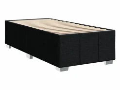Clicnbuy Cama box spring con colchón tela 90x190 cm