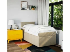 Sale Cama box spring con colchón tela color 90x190 cm Somier - 90X190Cm