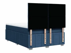 Sale Clicnbuy Cama box spring con colchón tela 160x200 cm Azul