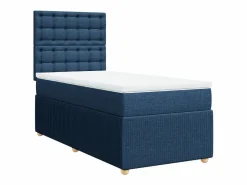 Online Cama box spring con colchón tela 90x190 cm Base De Cama De Láminas|Somier - 90X190Cm