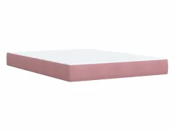 Clicnbuy Cama box spring con colchón terciopelo 160x200 cm