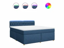 Best Cama box spring con colchón tela 180x200 cm Somier - 180X200Cm