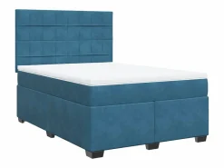 Hot Cama box spring con colchón terciopelo 160x200 cm Base De Cama De Láminas|Somier - 160X200Cm