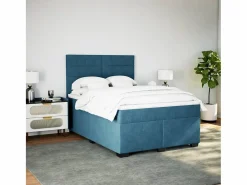 Hot Cama box spring con colchón terciopelo 160x200 cm Base De Cama De Láminas|Somier - 160X200Cm