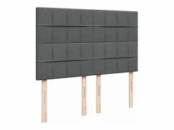 Best Cama box spring con colchón tela oscuro 160x200 cm Somier - 160X200Cm