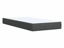 New Cama box spring con colchón tela oscuro 90x190 cm Somier - 90X190Cm