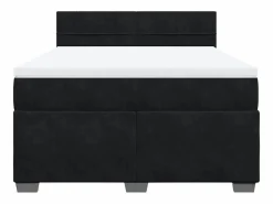 Clearance Cama box spring con colchón terciopelo 160x200 cm Base De Cama De Láminas