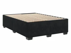 Clearance Cama box spring con colchón terciopelo 160x200 cm Base De Cama De Láminas