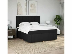 Online Cama box spring con colchón tela 180x200 cm Base De Cama De Láminas|Somier - 180X200Cm