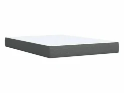 New Cama box spring con colchón tela oscuro 160x200 cm Somier - 160X200Cm